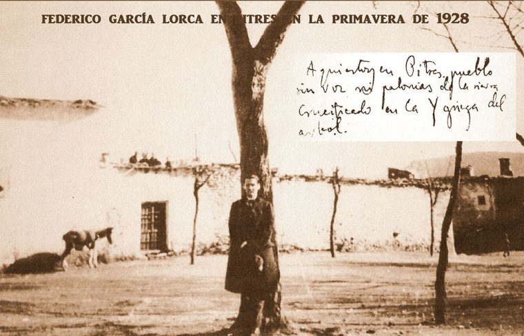 Imagen de Lorca en el Hotel España (Lanjarón, Alpujarra de Granada)