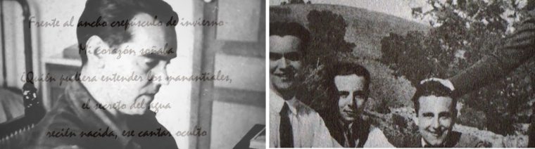 Fotografía de García Lorca en el hotel España (Lanjarón)