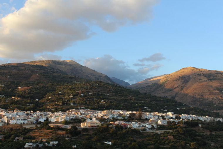 Vista panorámica de Lanjarón